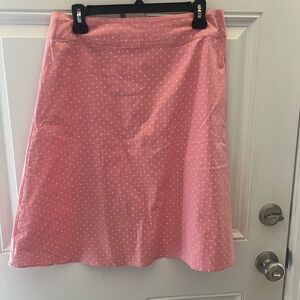 Pink Polka Dot Skirt By Pink Poodle Size 10
